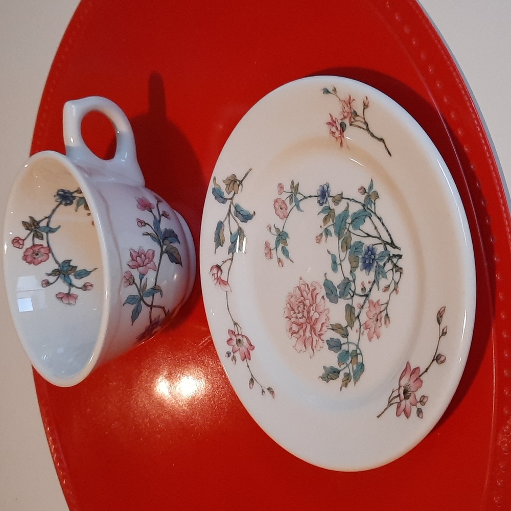 Small mug & dessert dish☕🍮